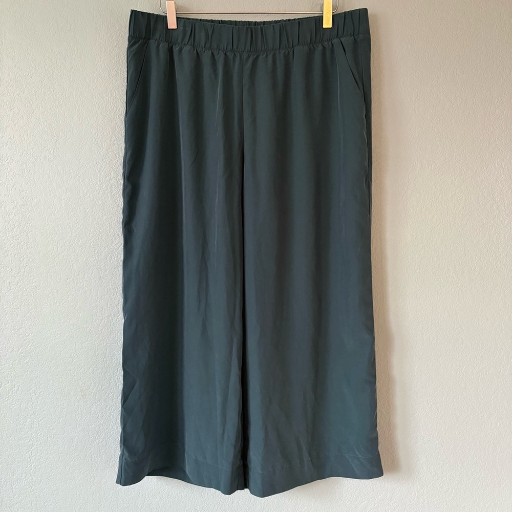 Haven Well Within Steel Blue Modal Blend Wide Leg Lounge Pants